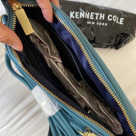 New Kenneth Cole New York Ludlow Crossbody Leather - Picture 11 of 15